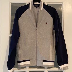 Polo zip up sweatshirt